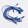 circle head hang tag string lock with polyester rope