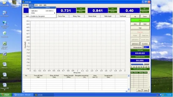 Electronic Universal Testing Machine with 2 Years Warranty 5KN Load Cell and 1/200000 Resolution for Rubber Tensile Strength and Elongation Test