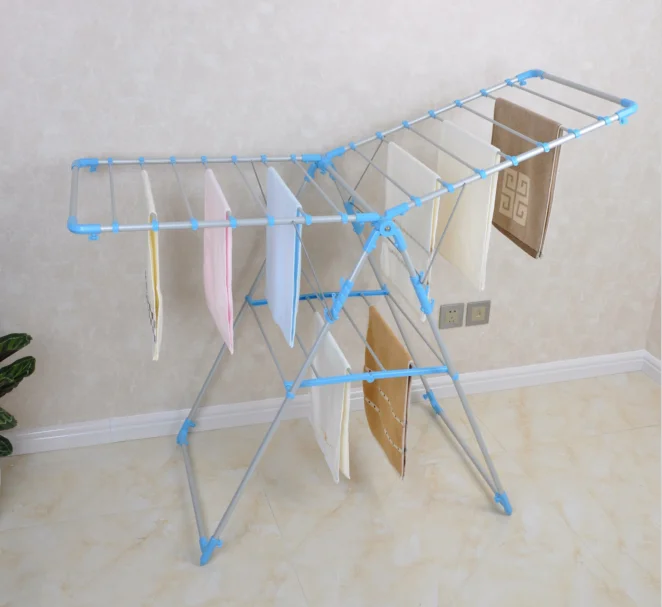 foldable outdoor multifunctional clothes drying rack