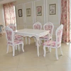 A1501 europe royal rectangle dining room table kitchen room marble top dining table designs pool