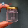 25ml 35ml 50ml 100ml round glass jam bottle jar with metal cap