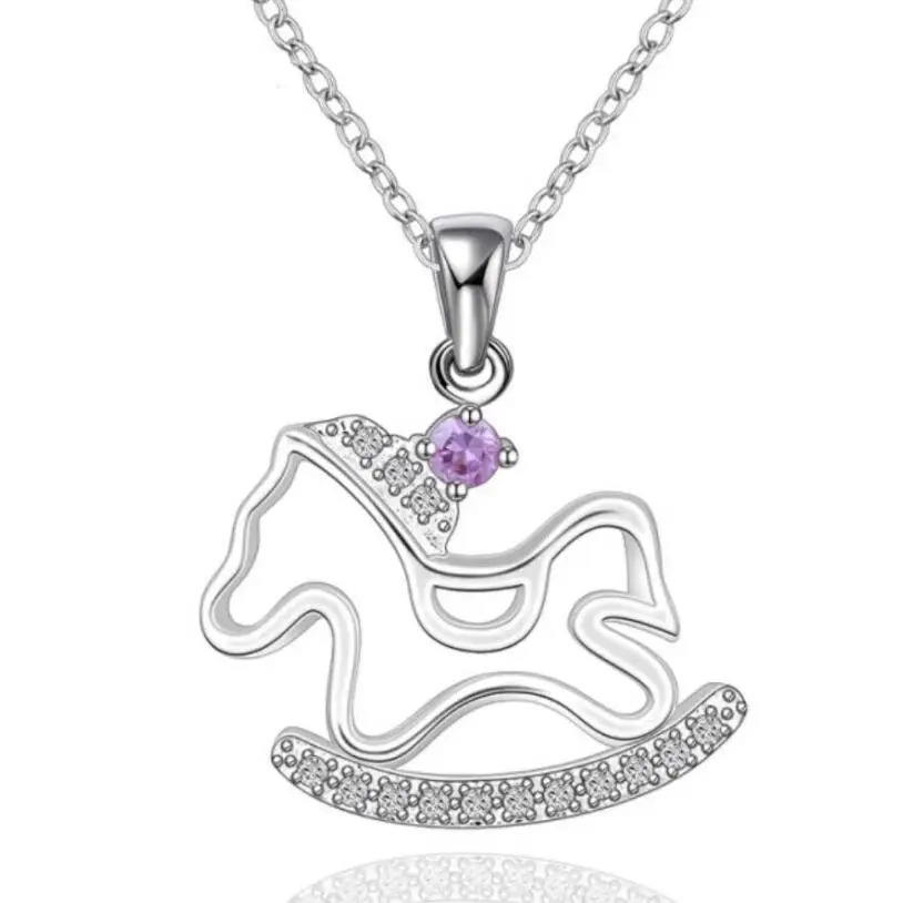 Fashion new mini Trojan necklace with zircon allergy resistant pendant Cute Unicorn Party Accessories Necklace Pendant
Fashion new mini Trojan necklace with zircon allergy resistant pendant Cute Unicorn Party Accessories Necklace Pendant