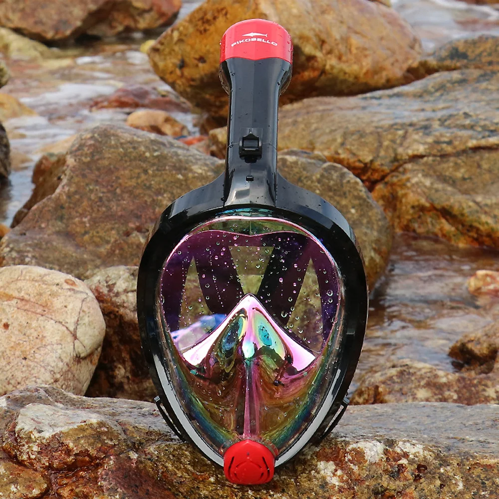 New product silicone diving maskc, full face snorkel mask and snorkel set, Black/blue/pink
New product silicone diving maskc, full face snorkel mask and snorkel set, Black/blue/pink