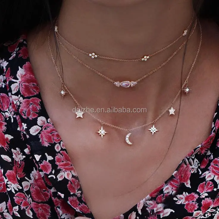 2021 pure 925 sterling silver stock drop shipping fashion elegant 4 czs choker thin delicate chain necklace, Black
2021 pure 925 sterling silver stock drop shipping fashion elegant 4 czs choker thin delicate chain necklace, Black