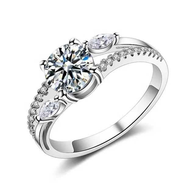 Luxury Exaggerated Cubic Zirconia Rings Silver Color Round Finger Ring For Women Men Wedding
Luxury Exaggerated Cubic Zirconia Rings Silver Color Round Finger Ring For Women Men Wedding