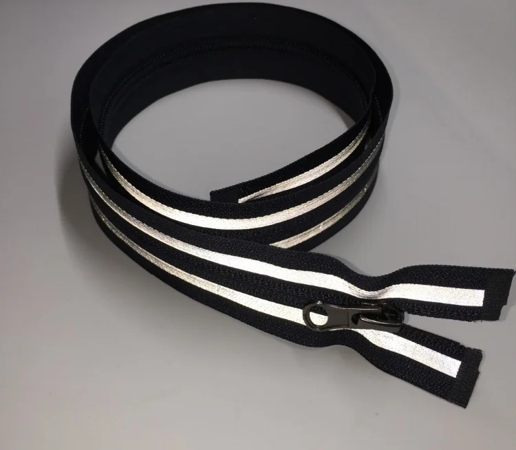 reflective zipper