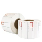 High Quality Custom thermal roll barcode adhesive label sticker barcode paper sticker label rolls