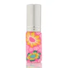 Fashion Custom Fancy Colored Premium Miniature Round Vials Stylish Glass Perfume Bottles