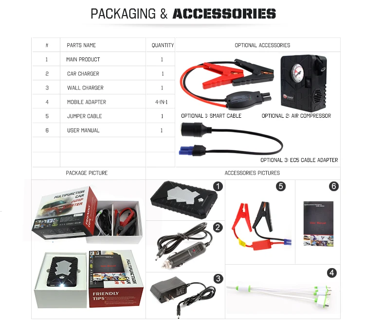 Powerbank Jump Starter