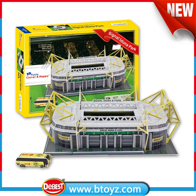 puzzles games miniature ohio stadium model toy