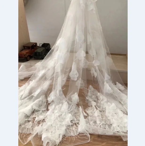 Beautifical High Quality Feather Chiffon 3D Flower Lace Fabric Bridal Lace Fabric Wholesale White Lace Fabric JYN295, 4 diffenrent color available
Beautifical High Quality Feather Chiffon 3D Flower Lace Fabric Bridal Lace Fabric Wholesale White Lace Fabric JYN295, 4 diffenrent color available