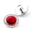 New Design Pendant DIY 18mm Snap Button Interchangeable Accessories Wholesale Rhinestone Crystal Button