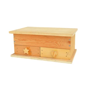 unfinished custom handmade gift wooden boxes with drawer
