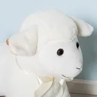 Ride Animal Plush Rocking Toy Wooden Rocking Horse Plush Rocking Sheep Toy Ride On Animal Sheep Toy