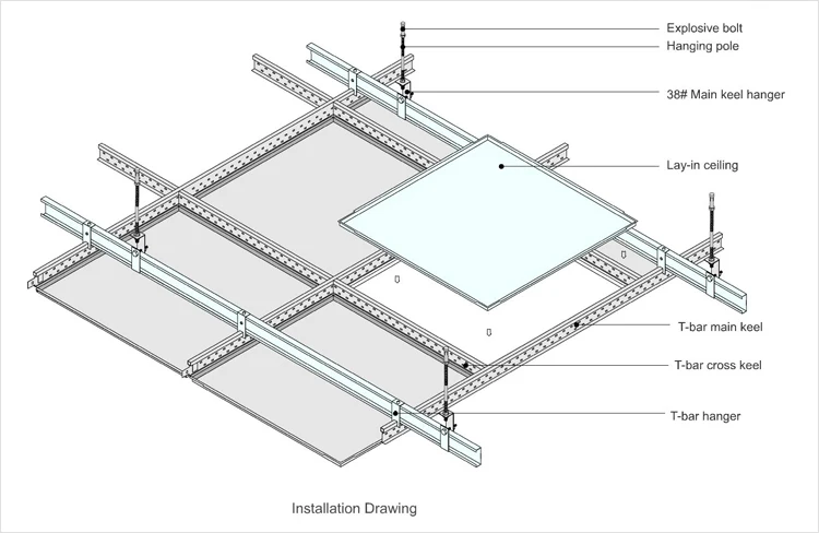 China Manufacturer Metal Ceiling Tiles Aluminum Ceiling Board