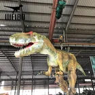 Amusement park 3d movie moving animatronic dinosaur for sale