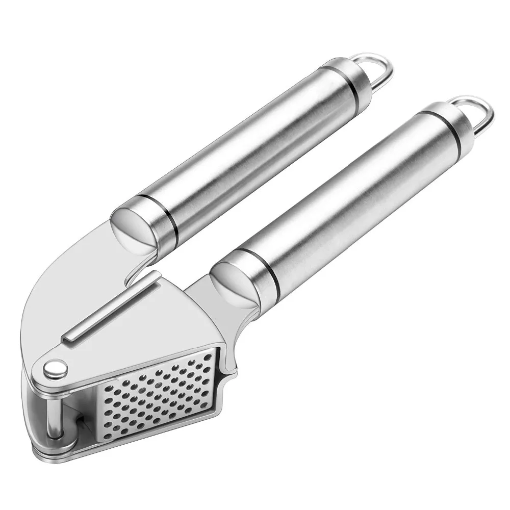 Stainless Steel Garlic Crusher for Kitchen TooL, Garlic Press Mincer,  Smasher Machine