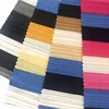 High quality poly span custom rib knit fabric printed for dress 95 polyester