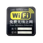 Factory price custom design self adhesive wifi display board acrylic sign board