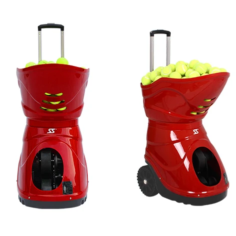 Mini wholesale model W3 multi function tennis ball feeder machine for sale, Red
Mini wholesale model W3 multi function tennis ball feeder machine for sale, Red
