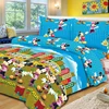 100%polyester microfiber printed bedsheet fabric bedding fabric supplier sets with curtains