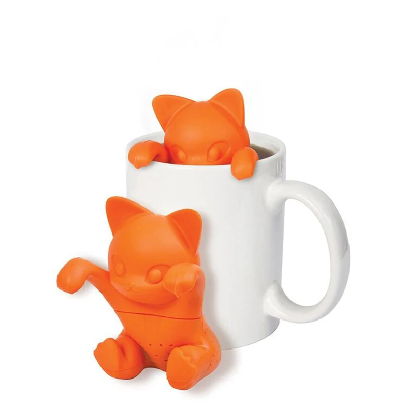 Factory Direct Silicone Cat Infuser Wholesale, Cute Cat Tea Strainer, Customized color
Factory Direct Silicone Cat Infuser Wholesale, Cute Cat Tea Strainer, Customized color