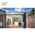 Tempered lowes glass interior patio folding doors