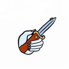 Sword Knife Model Metal lapel pins wholesale