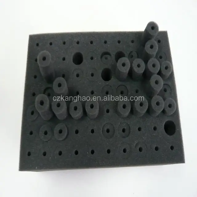 activated carbon roll filter high acoustical egg sponge pu foam