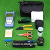 Ftth fiber optic tool kit with optical power meter and vf l and miller cfs-2 stripper and fiber optic cleaver Low Price