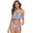 Cikini 2019 Sexy two Piece Thong Swimwear Beachwear Floral Printed Bikini