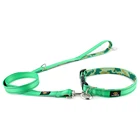 OEM service camo harness dog puppy collar and leash combo set