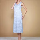 Accept Customization Maxi Sleeveless Long Sleepwear Dress Short Sexy Nighty