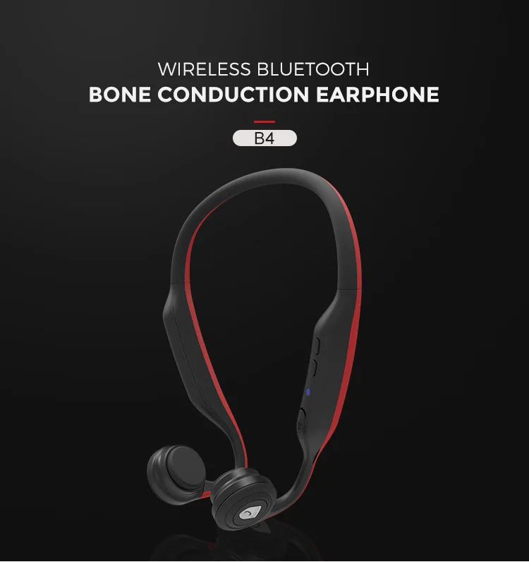 New Design Sports Fashion Fitness Stereo Wireless Headphone 4.2 Bone Conduction Music Headset - ANKUX.COM