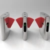 Fingerprint Access Control Flap Barrier Building Counter Electronic Turnstile For Ticket Management System