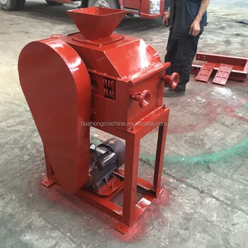 Lab use double roller small roll crusher crushing metallic ore and coal for analysis