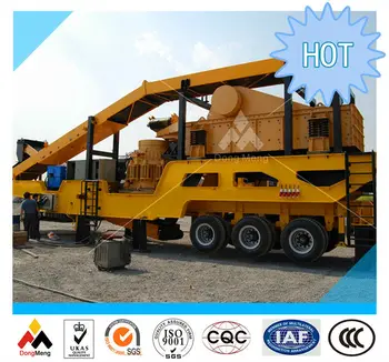 China Top 1 mobile crusher coal mining stone roller crusher certified by CE ISO GOST
