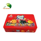 Metal Candy Tin Gift Box Large Rectangular Metal Gift Candy Tin Box