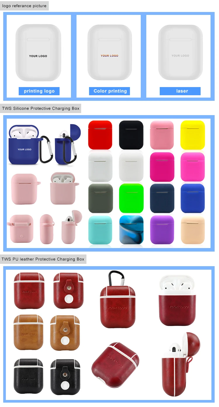 i16 tws 5.0 earphones with charge box tws wireless earbuds - ANKUX.COM