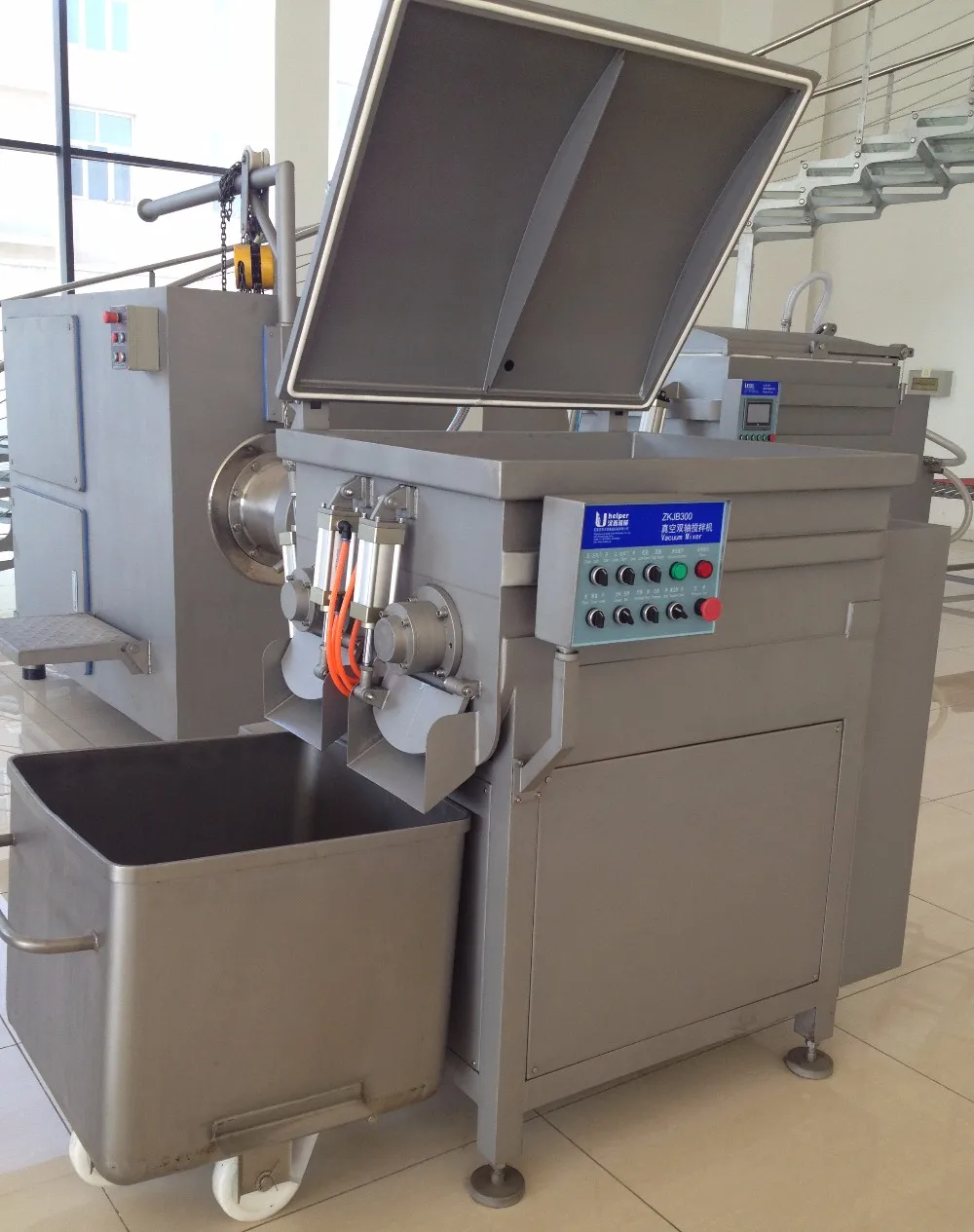 Vacuum Meat Mixer  Meat Food Stuffing Mixer