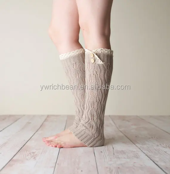 2015 lady crochet leg warmers pretty lace leg warmers fashion
