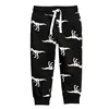Oem factory Cotton Drawstring Knit lounge joggers kids casual jogger pajama pants