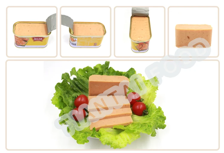 Deli Meat for Hot-Pot,Potted Meat in Rectagular Can