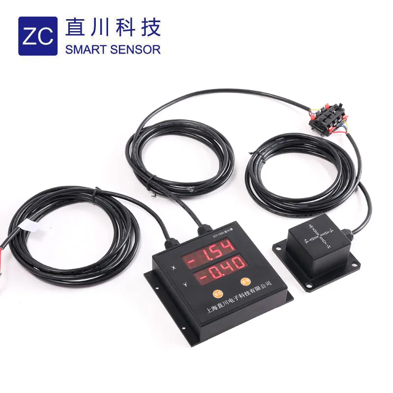 ZC SENSOR ZCT-CX01-C high accuracy inclinometer with display used for roll and pitch angle measurement