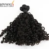 Stock micro beads 8 inch virgin remy brazilian hair weft brazilian curly human hair weft for black women