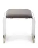 Modern crystal clear acrylic bench stool plexiglass furniture chair stool ottoman ottoman stool used for dressing