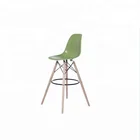Leisure Comfortable PP Bar Chair Stool Stackable With Back