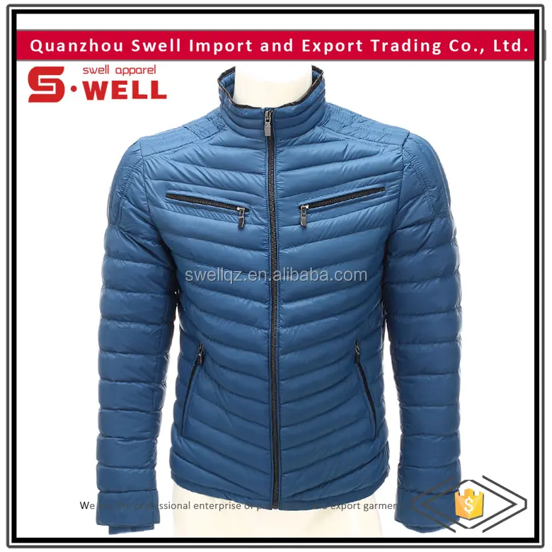 Cheap price custom winter casual style mens quilted jacket