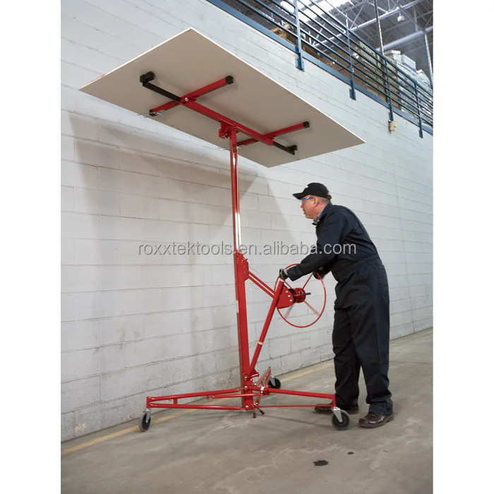 Dw1500 Drywall Lift Panel Hoist 5 Inch Caster Wheels Buy Drywall