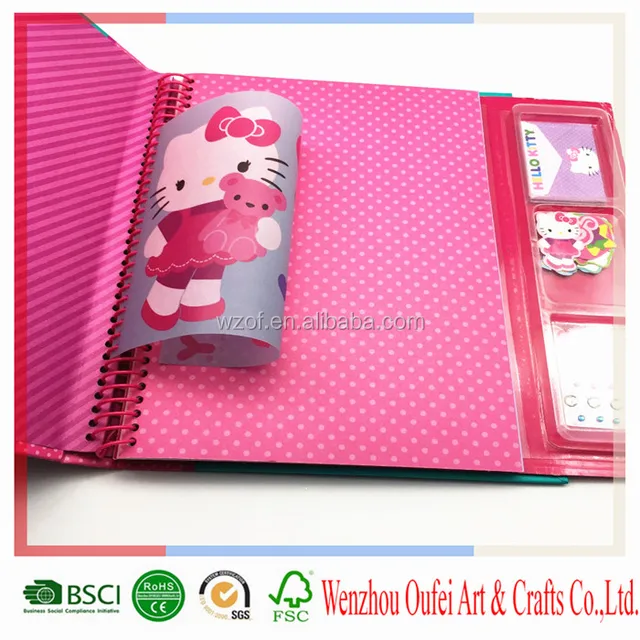 fancy recycled advertising notebook gift set with diamond